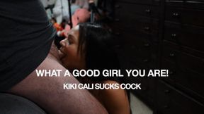 Good Girl Kiki Cali drains Cock to the last drop - Good girl Blowjob HD 1080p M4v