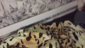 Gushing Cum Tsunami Destroys Soft Gay Fur Mink Blanket