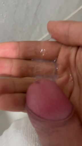 The young man escaped into the bathroom to relieve his needs.   Clip 2