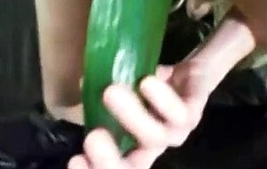 Mature uses cucumbers at trymycam