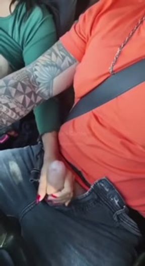FUCKED THE HOT BLONDE INSIDE THE CAR AND HER EX FILMED EVERYTHING