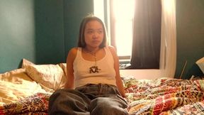 Asian whore gets rammed by huge cock