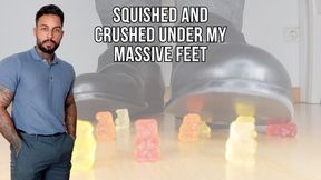 Squished under my massive feet - Lalo Cortez