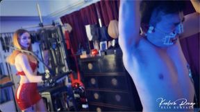 Red latex and redder skin: whipping, ashtray, and foot worship