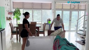 Unfaithful Bitch Fucks the First One That Grows