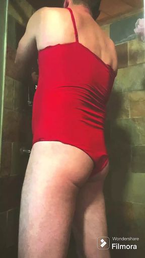 New Red Swimsuit