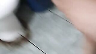 Step Milf and Step Daughter Share Step Son Penis inside Shower and Plowed