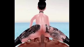 Bad Just Got out of County Jail, now she wants to Reunite with at Candy Land. She wanted all of &rsquo_s Creamy Milk while we Fucked on a Gingerbread House