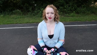 Busty Amateur Sarah Masturbates After Daily Exercise