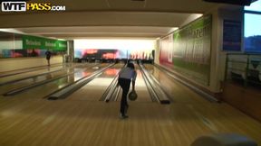 Hot Amateur Couple In The Bowling Club With Nessa Devil