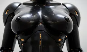 Big Titted Sex Robot Is Ready To Receive Your Cum - Close-up - POV - AI