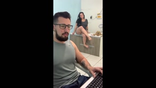 Hotwife offering herself to her man