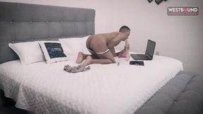 Gay Latino Cam Model Jerks off on Webcam  Latin Boy Toys