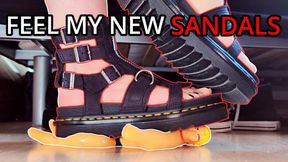Feel my new Sandals (No Talking)