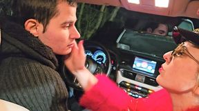 Slapping in the car - Middle of night - Slave arrived late