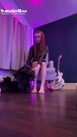 Trans Girl Boo's Tentacled Temptation: Riding Dildos in Thigh High Boots
