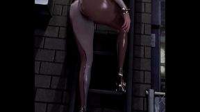 Thicc Fat Ass Eve Teases You On The Ladder With Her Cake