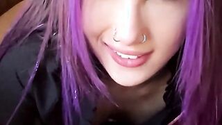 Goth Teen Squirts on Step Brother's Cock - Valerica Steele  Alex Adams