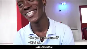 Young Jamaican Hunk Gets Ridden Hard by Latino Stud — Bareback Debut – 18+