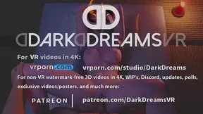 Dark Dreams – Sexy Monster-Girl Seduces in Spooky Spread-Eagle VR Action