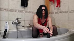 sissy slut michelle web stream ass stretching show