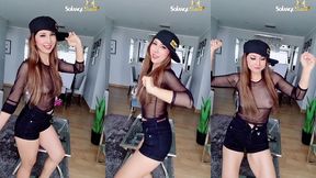 sexy dance! moving my natural tits..
