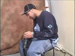 Curvy black cutie gets wrecked by a hardgangster