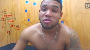 Dante Shows Off His Body Plays with His Cock