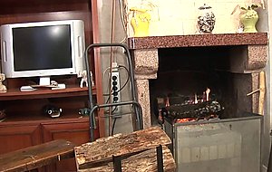 French mature catches her hubby blowing a guys cock and wants her share