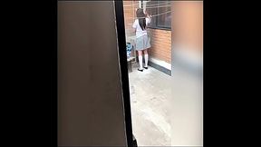Se COGE a su VECINA Colegiala Despu&eacute_s de LAVAR LA ROPA! La Convence Poco a Poco Mientras NO Est&aacute_n sus PAP&Aacute_S! Mexicanas Putas! Sexo Amateur!