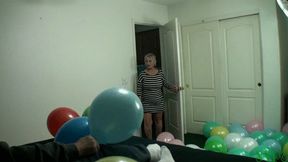 Fat Ass Granny Smoker Lets Her Step-Grandson Play With Her Balloons ( FULL VERSION )