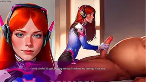 Wife Gives Husbands Friend Mind-Blowing Blowjob in Hot 3D Tryst