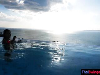 Big booty Thai'mateur girlfriend first time anal screw recorded