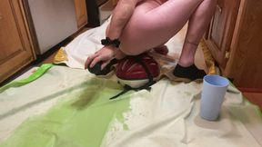 Horny & Pregnant Anal Flush Squirting Orgasm