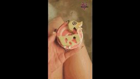 Naughty bathtime slowmo selfie style- 1080p MP4