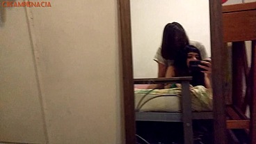 Young couple having a amateur anal video in POV