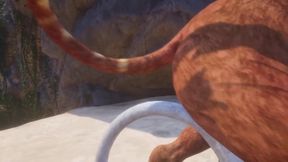 Two Lions Cum On Each Other POV Rough Furry Sex Animation