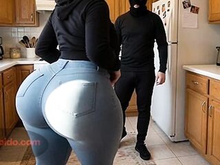 My Curvy Stepmom Teases Me With Her Biggest Butt