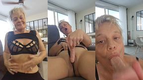 un gode dans la chatte un plug dans le cul un vibro sur mon clito une milf ...