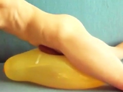 Twink Humps Yellow Balloon to Cum