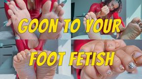 Goon To Your Foot Fetish- Ebony Femdom Goddess Rosie Reed Sole Worship Gooner Addiction Training- 1080p HD