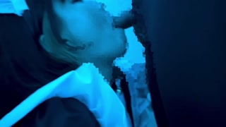 Jpanese maid gave a blow job and handjob. Cum in mouth