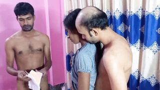 Uttaran20- Bi Sexual stepbrother fucks YAUNGER lovers joining hubby Deshi lovers Sex 3some