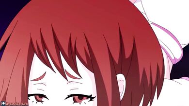 Ochako's wet doggystyle shatters Deku in Hentai classroom