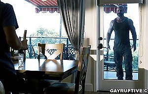 Isaac Parker got fucked hard by a huge man
