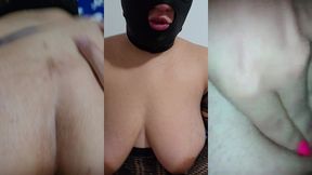 nalgona natural se folla a jovencito de pija chica