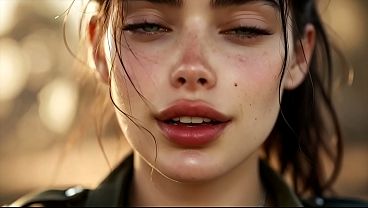Beautiful Israeli Girl IDF Cuming hard - AI generated