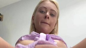 Video posted by @NikaName @Teasing and #Blonde #Natural Big Tits #Solo #Sexy Lingerie film porno movie | Tik.Porn