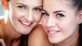 ”Eveline Dellai & Kira Zen Licking Each Other Out”