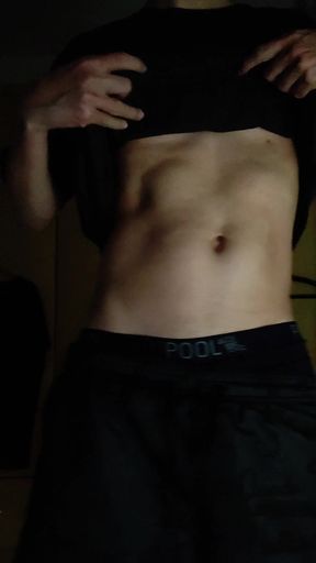 I took advantage of the fact that I was alone and got ready at dawn